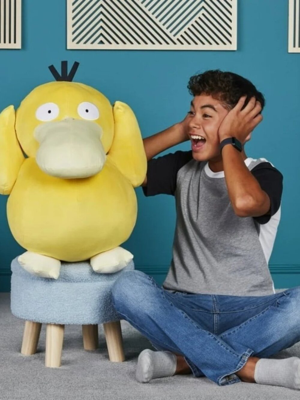 Large 24 inch 24" Pokemon Psyduck Plush Plushie Doll